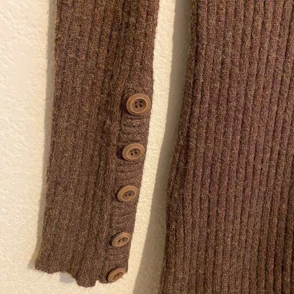 COIN 1804 Women’s Button Long Dress One Size Brown - Picture 8 of 8